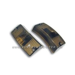 Cabochons De Clignotants Avant Transparents/Fumes Vespa Px